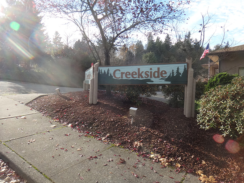 Creekside Village Entrance