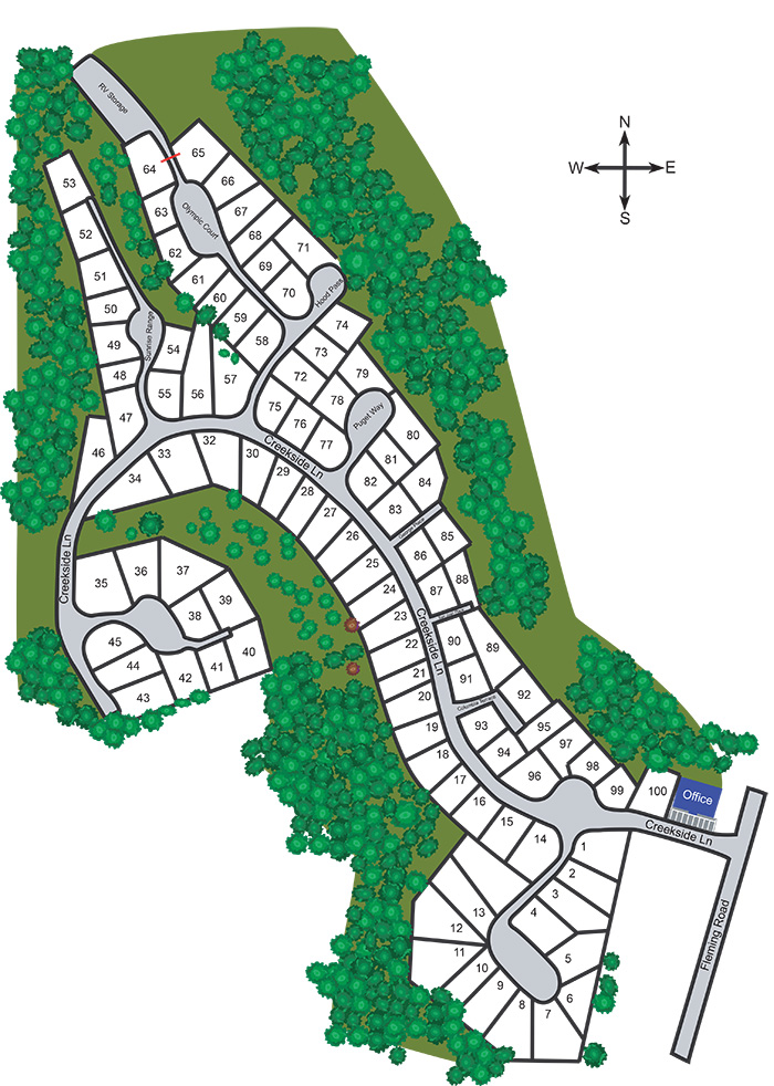 Creekside Village Layout